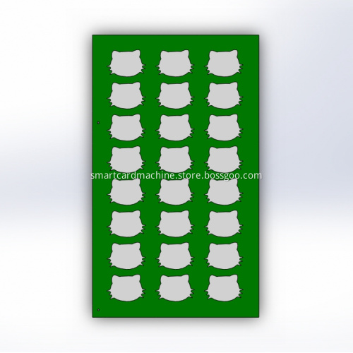 Irregular Shape Card Punching Machine
